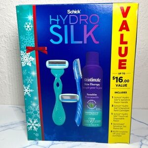 NEW Schick Hydro Silk Variety Razor + Refill Set for Women